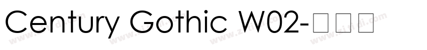 Century Gothic W02字体转换